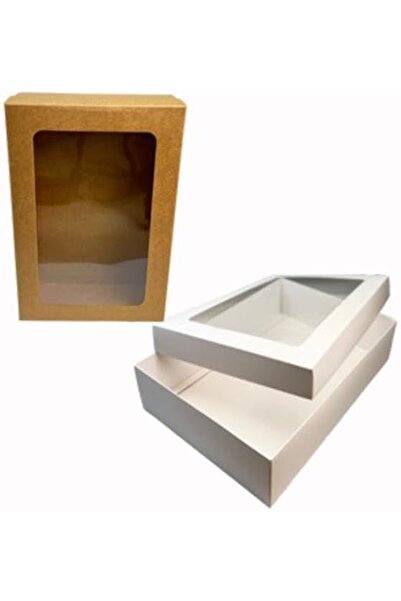 LeoClaw Leo Star Design 1 Gift Box 12-Pieces, 40 cm x 28 cm x 8 cm Size, White