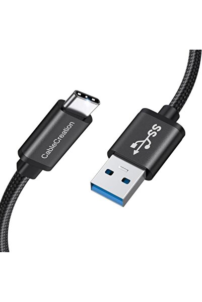 GENERAL CableCreation 1.6FT USB3.2 Gen2 A to USB C 10Gbps 3.1A Charging Data ...
