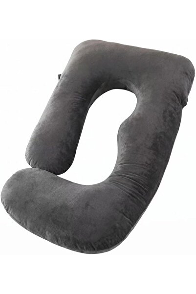Generic وسادة حمل على شكل حرف U للجسم بالكامل، مع غطاء قابل للفصل، توفر دعمًا...