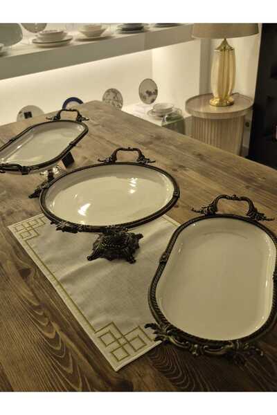 the tocco home مجموعة تقديم مكونة من 3 قطع