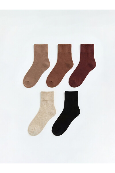 LC Waikiki Two Mt Shop Quality Girls' Socks 5-Pack