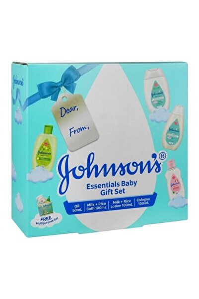 Johnson's Baby Set 5 Pieces 🧴 Baby Gift Set Essential Needs (5 Pieces)