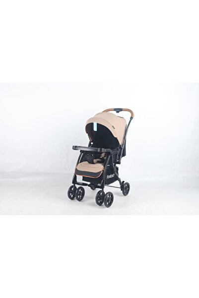 First Step Baby Reversible Handle Stroller V7 Khaki