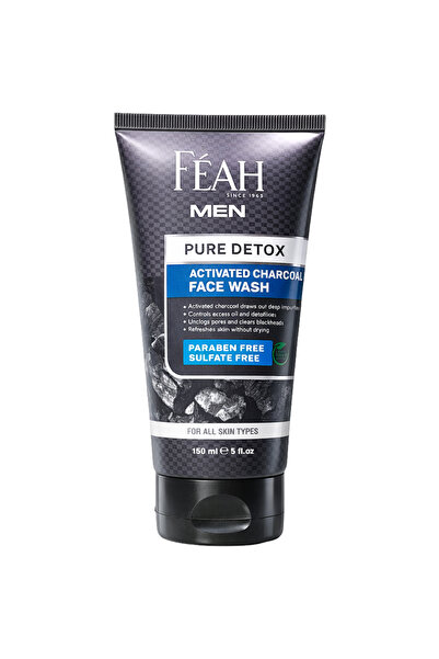 FEAH Pure Detox Men Face Wash 150ml - Deep Cleansing Facial Wash for Men