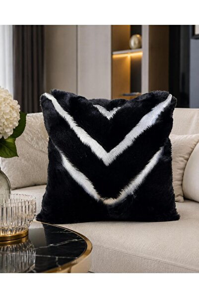 SANCAK DERİ HALI Silver Patterned Plush Kirlent