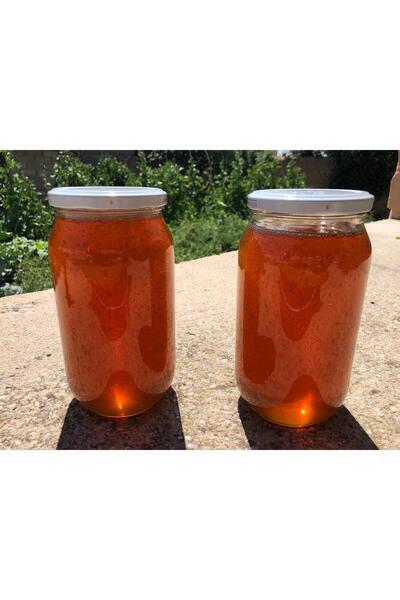 1000 ml Kovanozda Net 1350 gram Şekersiz Süzme Bal ;
