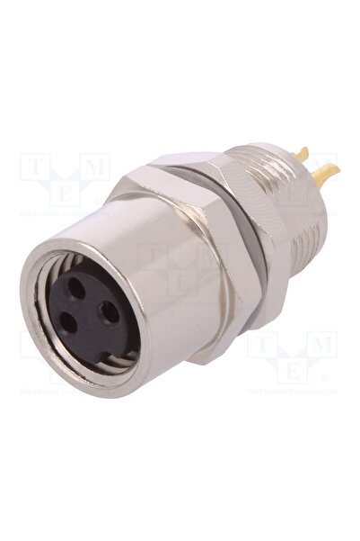 OEM Conector M8 TE Connectivity T4033014031-000, mamă, PIN 3, 60V, IP67, drep...