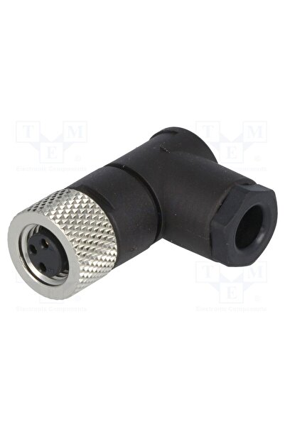 OEM Conector M8 LUMBERG AUTOMATION RKMCW3, mamă, PIN 3, în unghi 90°, pe cabl...