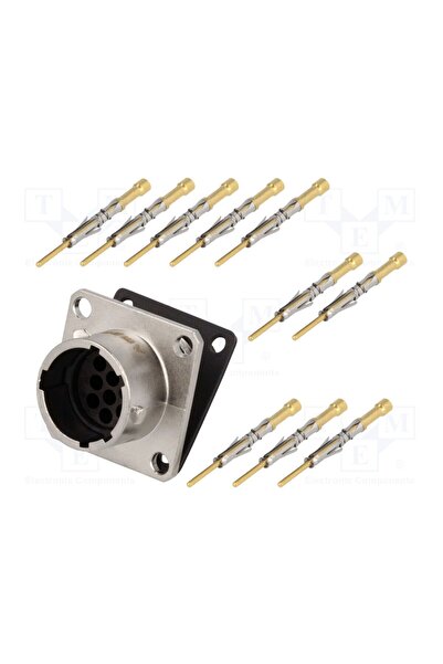 OEM Conector circular AMPHENOL RT0W01210PNH-K, soclu, PIN 10, tată, crimpat, ...
