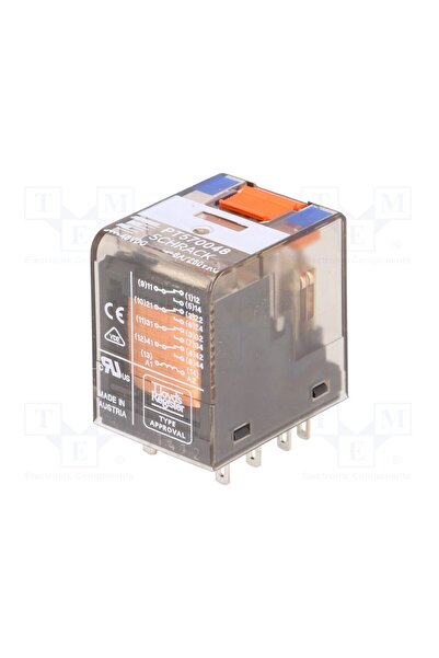 OEM Releu electromagnetic TE Connectivity PT570048, Ubobină 48VDC, 4PDT, Icon...
