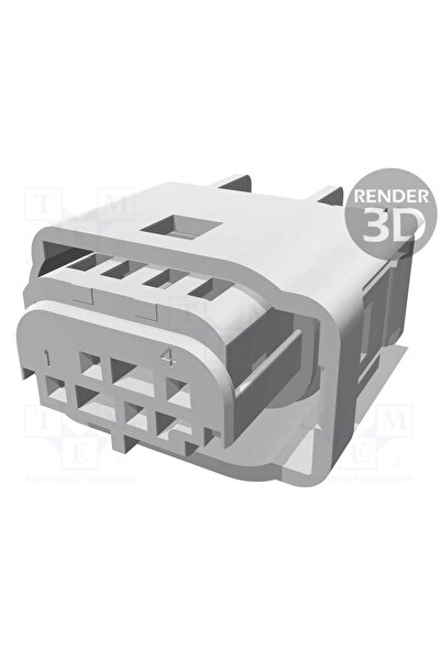 OEM Conector dreptunghiular TE Connectivity 1-967640-1, mufă, mamă, Micro Qua...