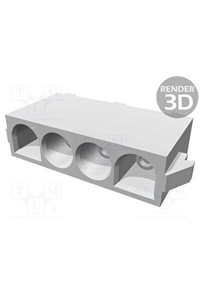 OEM Conector cablu-placă TE Connectivity 350826-1, soclu, mamă, PIN 4, Univer...