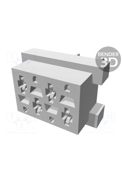OEM Conector Micro-MaTch TE Connectivity 7-215079-4, soclu, mamă, PIN 4, drep...