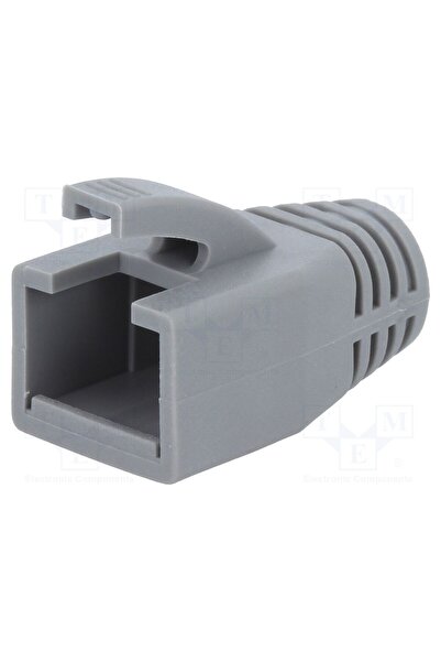 OEM Protecţie mufă LOGILINK LOG-MP0035, 8mm, gri, RJ45, Pachet 5 buc