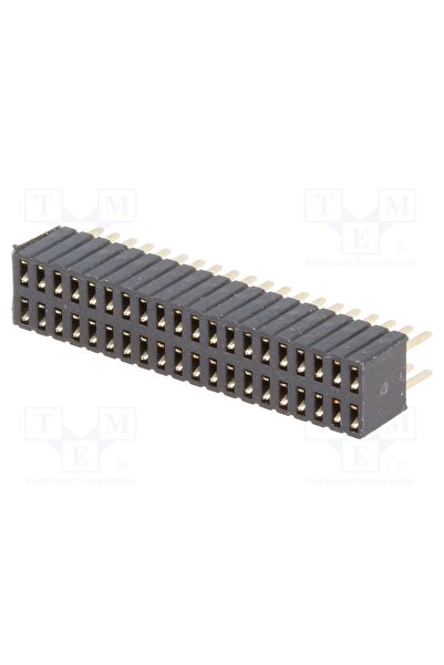 OEM Conector şiruri pini CONNFLY DS1065-08-2X20S8BV, soclu, mamă, PIN 40, THT...