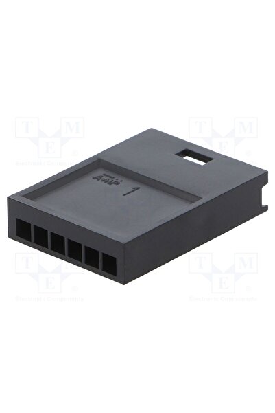 OEM Conector cablu-placă TE Connectivity 280630, neagră, mufă, tată, PIN 6, 2...