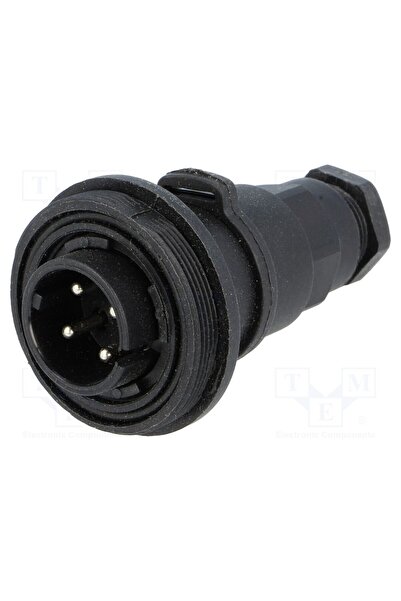 OEM Conector circular BULGIN PX0749/P, mufă, tată, PIN 4, 10A, 250V, IP68, UL...