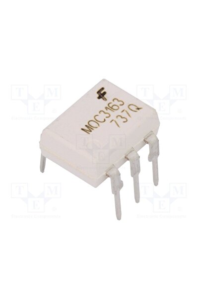 OEM Optotriac ONSEMI MOC3163M, 4,17kV, Uieş 600V, circuit de comutare în zero...