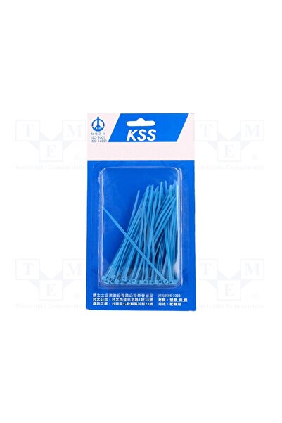 OEM Colier de strângere KSS WIRING PB100-4BE, W 2,5mm, albastră, poliamidă, 7...