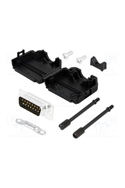 OEM Conector D-Sub MH CONNECTORS MHDPPK15-DB15P-K, PIN 15, mufă, tată, drept,...