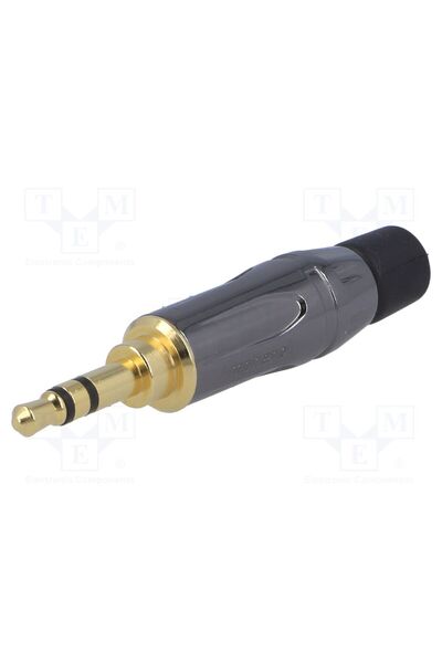 OEM Conector Jack 3,5mm AMPHENOL KS3PC-AU, mufă, tată, stereo, piste 3, drept...