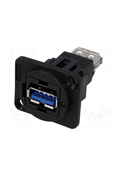 OEM Adaptor CLIFF CP30205N, soclu, USB A soclu,din ambele părţi, FT, drept, U...