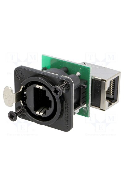 OEM Adaptor NEUTRIK NTR-NE8FDPRB, soclu, etherCON, PIN 8, Cat 5e, neecranaţi,...