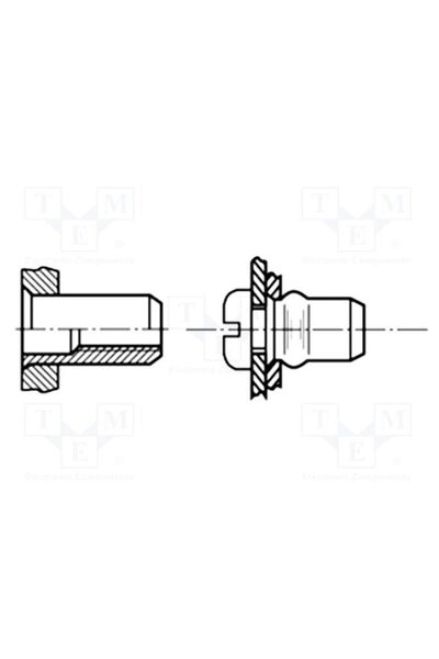 OEM Piuliţă nit BOSSARD B10/6.5/BN4577, M10, oţel, Acoperire zinc, BN 4577, U...
