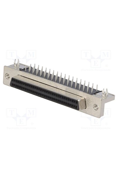OEM Conector SCSI TE Connectivity 5787170-7, PIN 68, ecranat, Fixare clichet,...