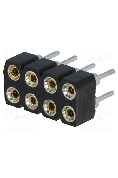 OEM Conector şiruri pini CONNFLY DS1002-01-2X04V13, soclu, mamă, PIN 8, THT, ...