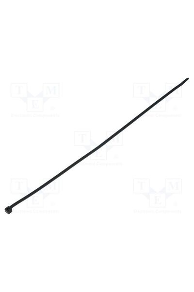 OEM Colier de strângere HELLERMANNTYTON T80L-PA66-BK-C1, W 4,7mm, neagră, pol...