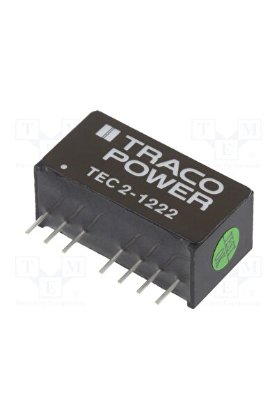 OEM Convertor DC/DC TRACO POWER TEC2-1222, 2W, Intrare 9÷18VDC, Ieșire 12VDC,...