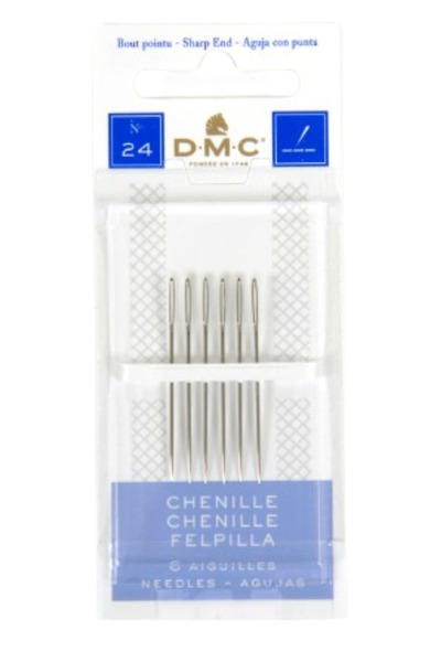 Dmc Set ace de cucut Chenille pentru fire mai groase sau broderia cu panglica...