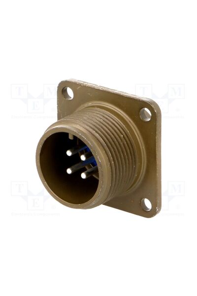 OEM Conector circular AMPHENOL 97-3102A-14S-2P, soclu, PIN 4, tată, lipire, 9...
