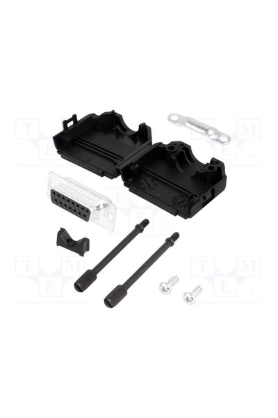 OEM Conector D-Sub MH CONNECTORS MHDPPK15-DB15S-K, PIN 15, mufă, mamă, drept,...