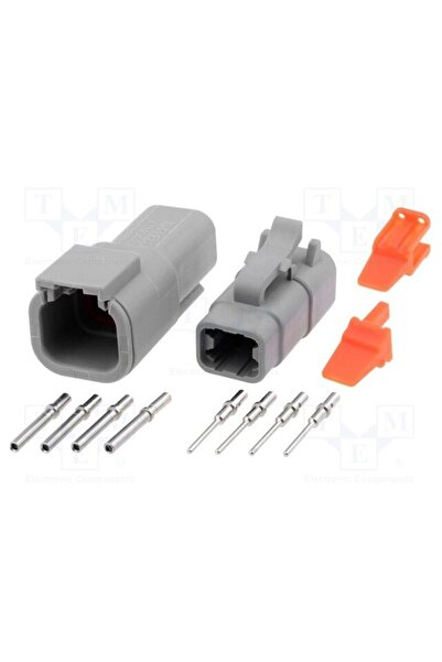 OEM Conector cablu-cablu AMPHENOL ATM4PS-CKIT, mufă, tată + mamă, ATM, PIN 4,...