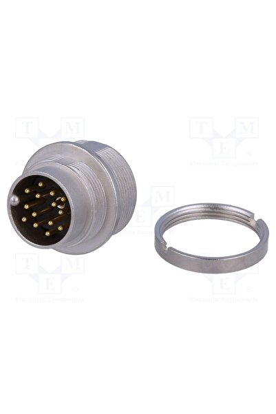 OEM Conector M16 LUMBERG 0314-14, soclu, tată, PIN 14, 3A, 60V, lipire, drept...
