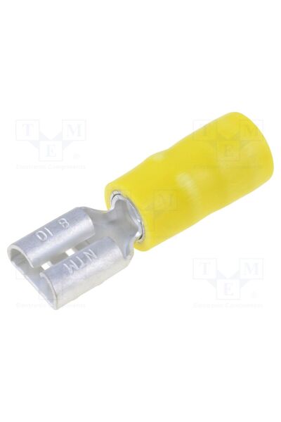 OEM Terminal plat NICHIFU TMDV630855-F, 6,3mm, 0,8mm, mamă, 3,5mm2, crimpat, ...