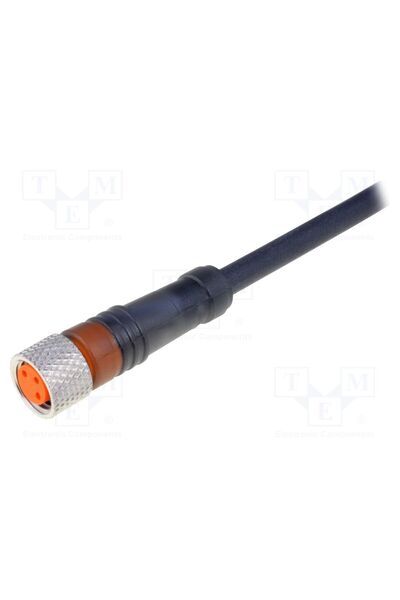 OEM Conector M8 LUMBERG AUTOMATION RKMV3-224/5M, 5m, mamă, PIN 3, drept, cu m...