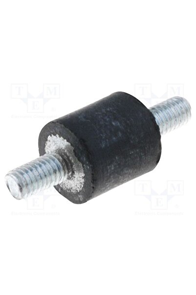 OEM Atenuator de vibraţii ELESA+GANTER DVA1-8-8-M3, M3, Ø 8mm, gumă, Lung 8mm...