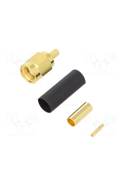 OEM Conector RP-SMA AMPHENOL RF 132114RP, mufă, reverse,mamă, drept, 50Ω, lip...
