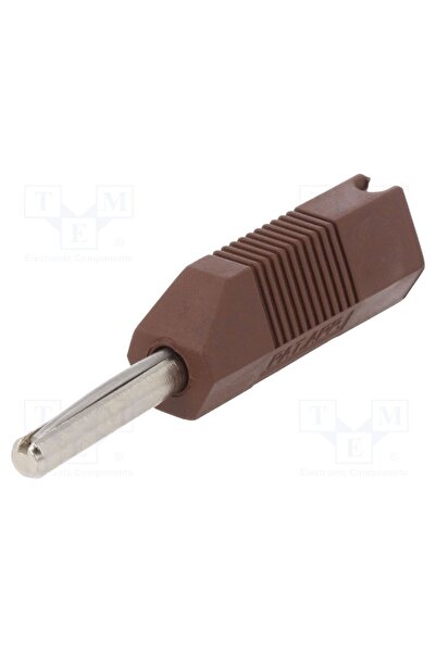 OEM Conector de laborator banană 4mm DELTRON 553-0300, mufă, 16A, 50VDC, maro...