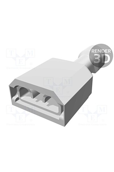 OEM Terminal plat TE Connectivity 2-520184-4, 6,3mm, 0,8mm, mamă, 0,32÷0,82mm...
