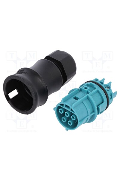 OEM Conector circular WIELAND 96.051.4153.6, mufă, RST, mamă, PIN 5, 250V, 20...