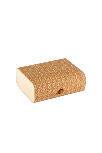 OEM Cutie de depozitare din bambus maro cu forme geometrice, ANDREI 18.5x14.5...
