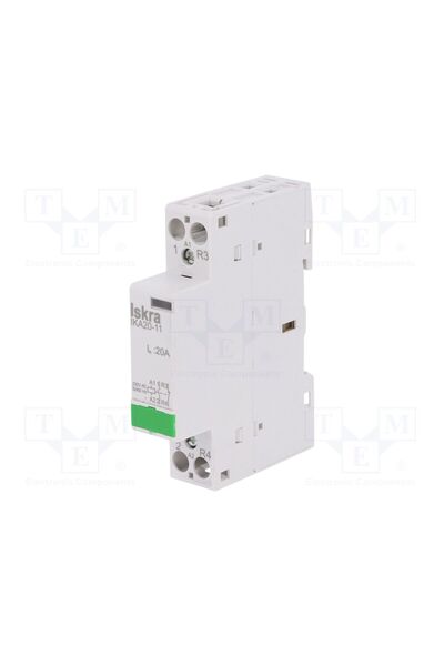 OEM Contactor 2-polar pt.instalaţii ISKRA IKA20-11/230V, 20A, 230VAC, NC + NO...