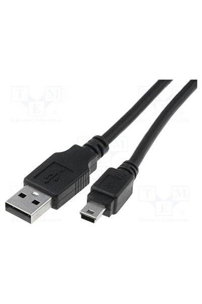 OEM Cablu DIGITUS AK-300108-030-S, USB 2.0, USB A mufă,USB B mini mufă, niche...