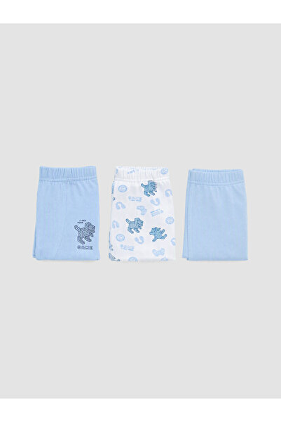 LC Waikiki Vizyon New Season White Printed Boys' Boxer Shorts 3-Piece Set