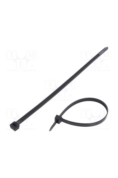 OEM Colier de strângere FIX&FASTEN FIX-S-7.6X250/BK, W 7,6mm, neagră, poliami...