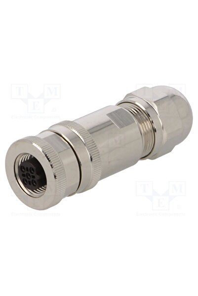 OEM Conector M12 TE Connectivity T4110412051-000, mufă, PIN 5, mamă, 60V, dre...